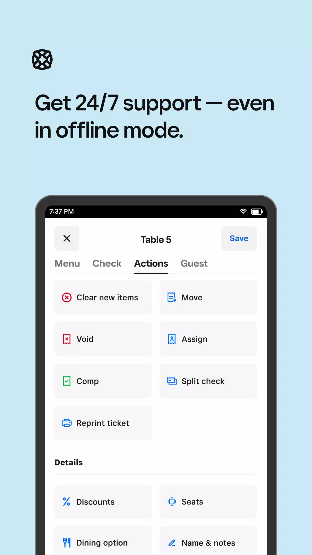 Square for Restaurants Screenshots