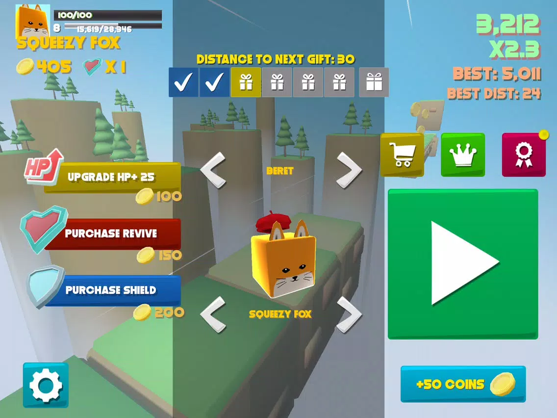 Squeezy Cube iPad Screenshots