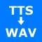 Text to Speech - Export to WAV