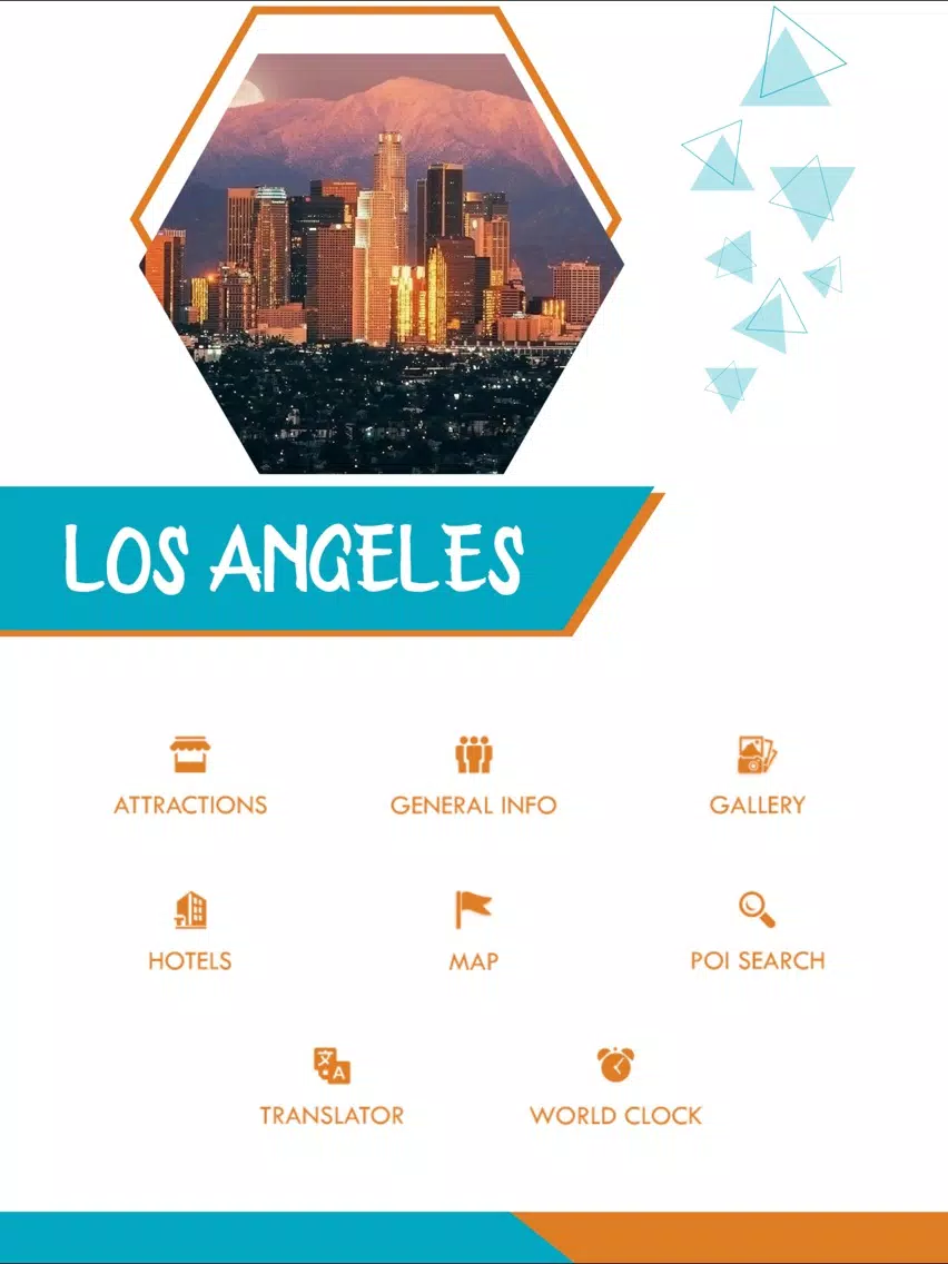 Los Angeles Offline Guide iPad Screenshots