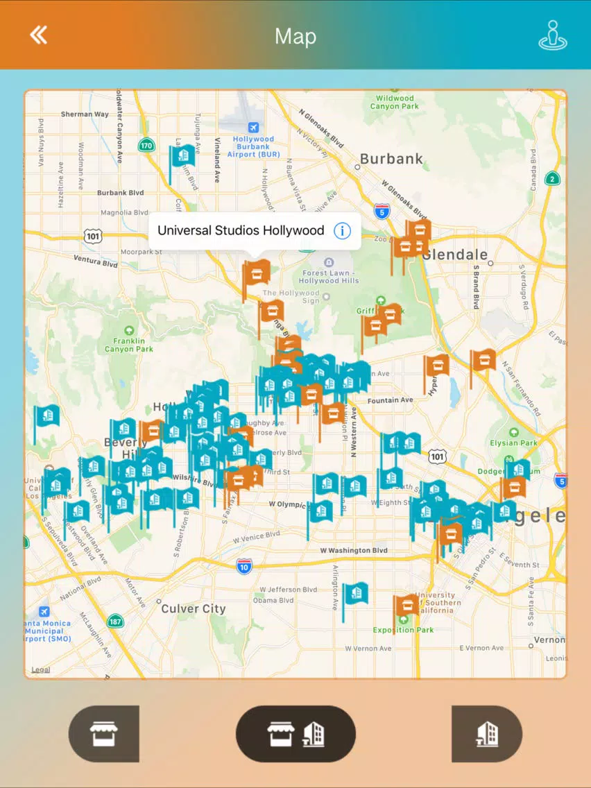 Los Angeles Offline Guide iPad Screenshots