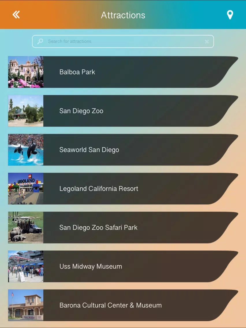 San Diego Offline Guide iPad Screenshots
