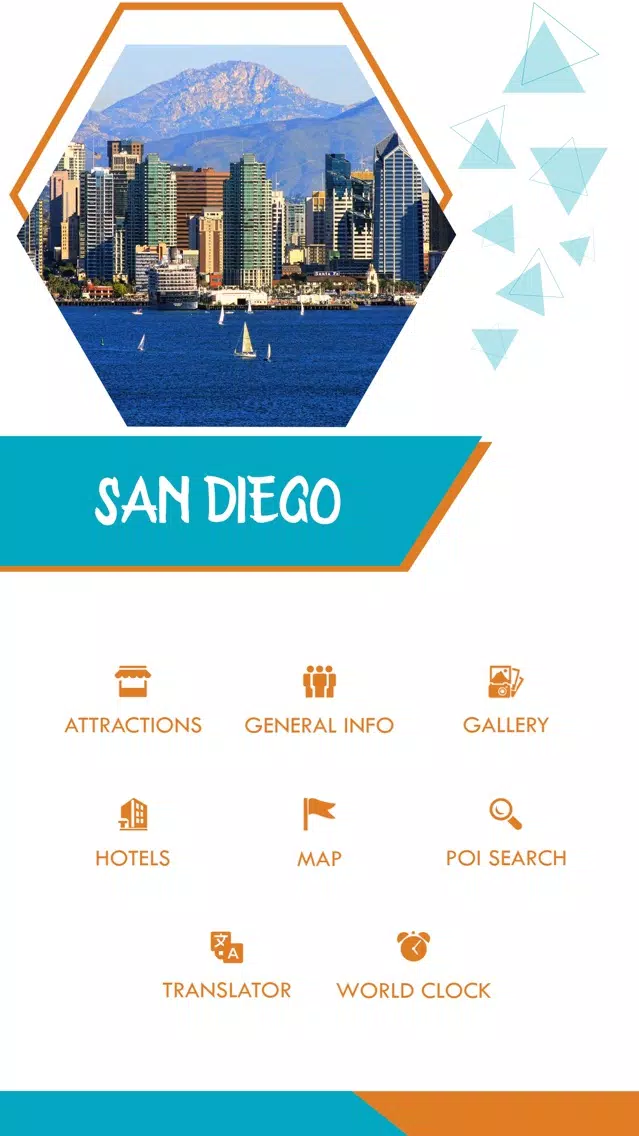 San Diego Offline Guide Screenshots
