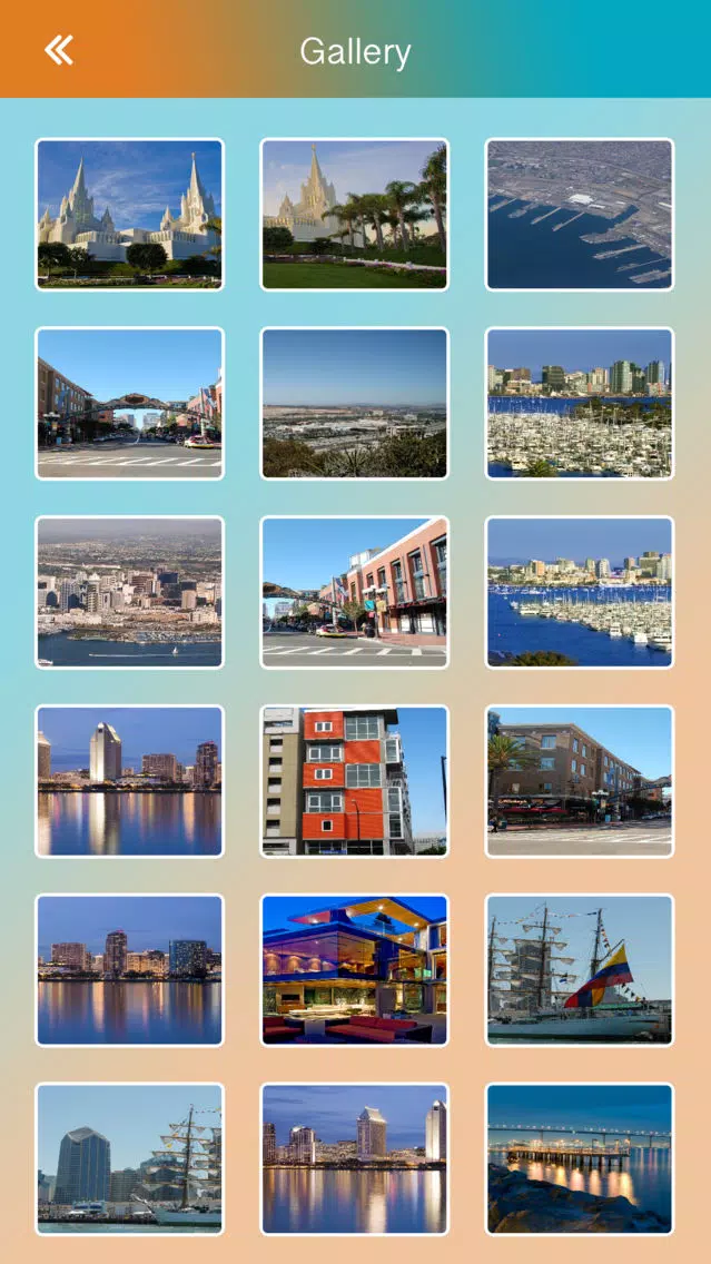 San Diego Offline Guide Screenshots