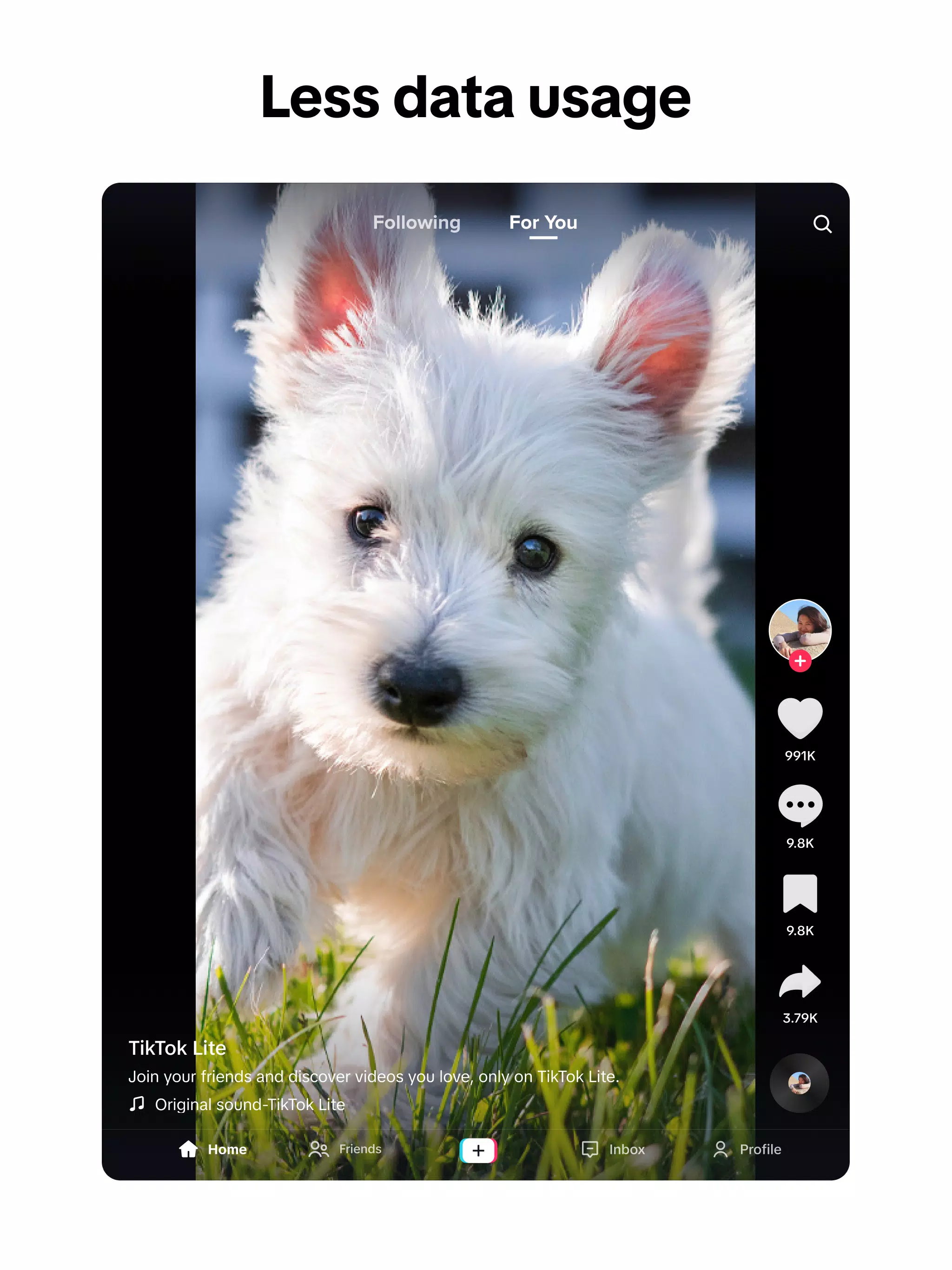 TikTok Lite Screenshots