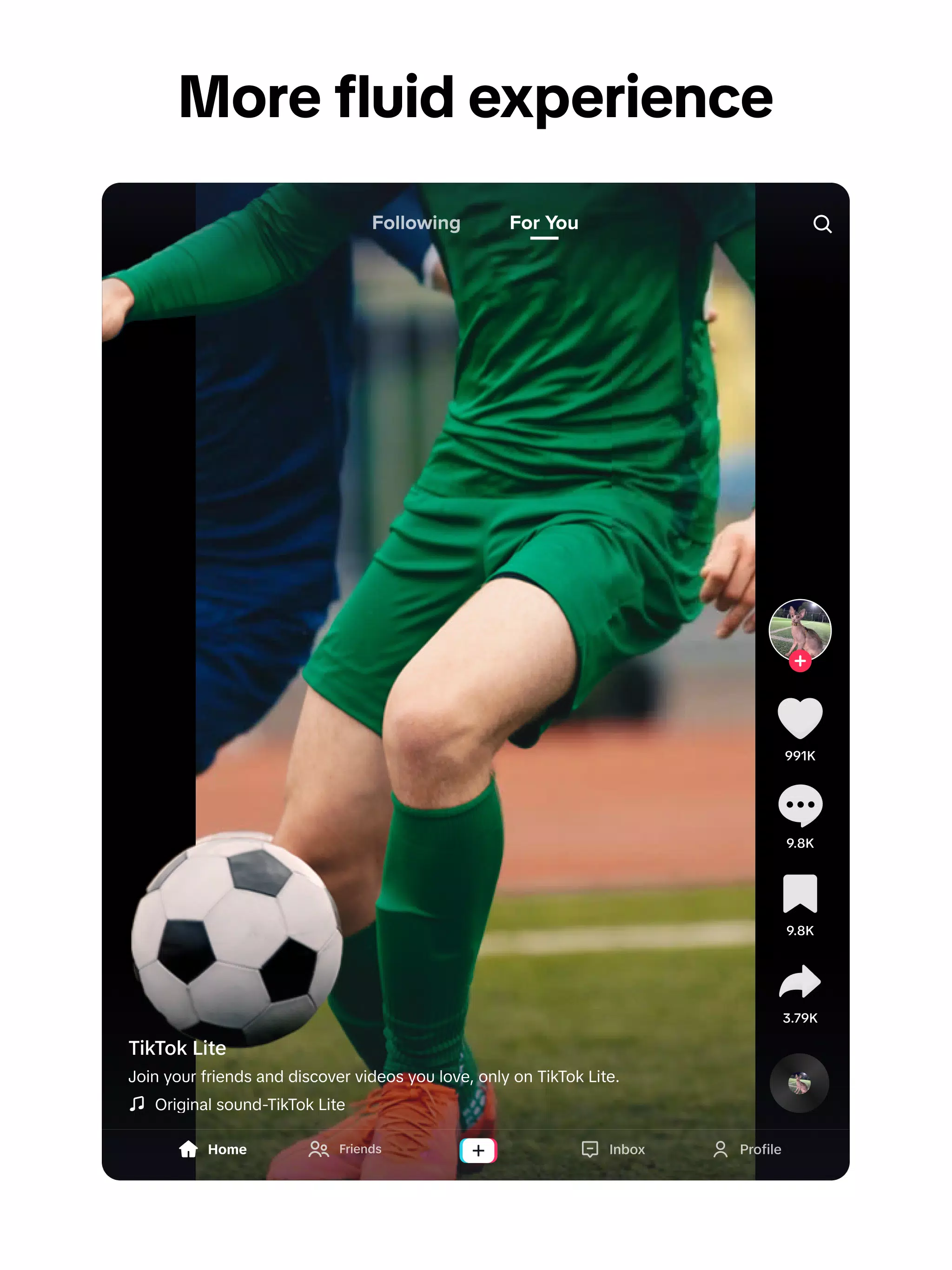 TikTok Lite Screenshots