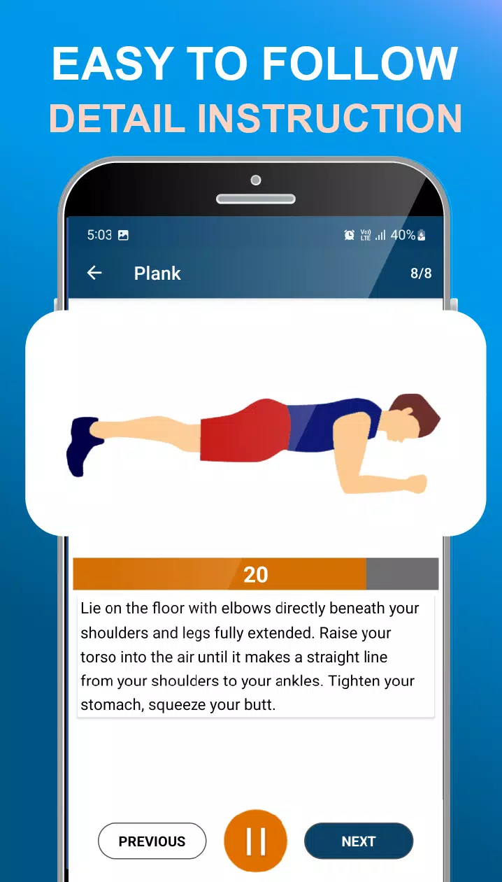 30 Day Home Workouts Screenshots