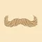 Stache Talk Mustache Animated