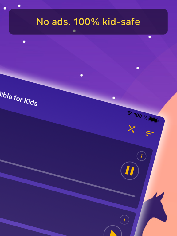 Bible for kids Bedtime stories iPad Screenshots