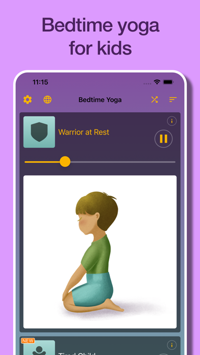 Yoga for kids sleep Meditation Screenshots