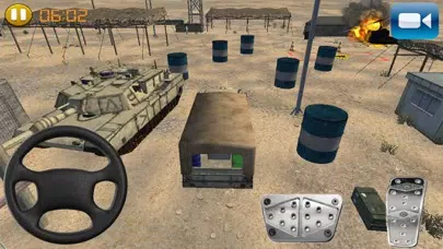 Army Trucks Emergency Parking : Battle-Ground Rumble. Play Real Redline Game स्क्रीनशॉट