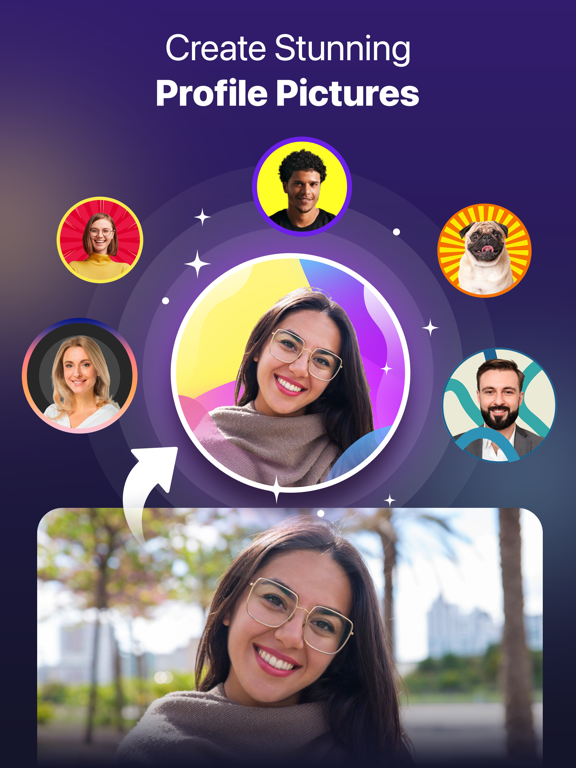 Profile AI: PFP Maker Borders iPad Screenshots