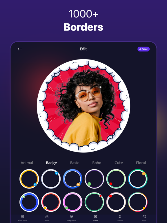Profile AI: PFP Maker Borders iPad Screenshots