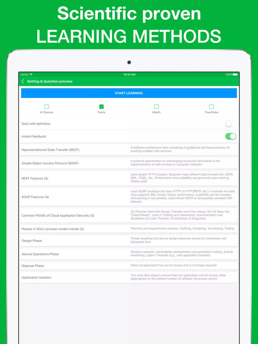 Cloud Security Exam Questions 2017 iPad Screenshots