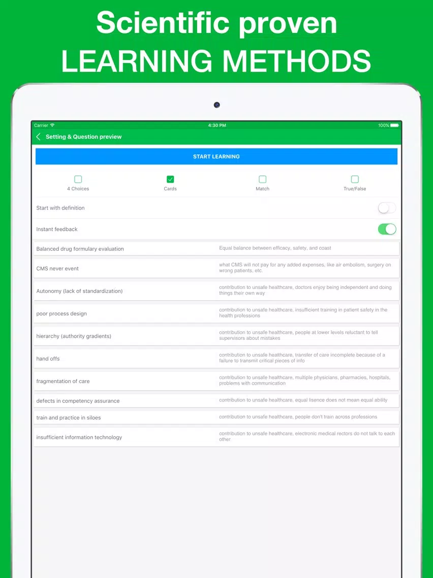 PTCE Medication Safety Exam Questions 2017 iPad Screenshots
