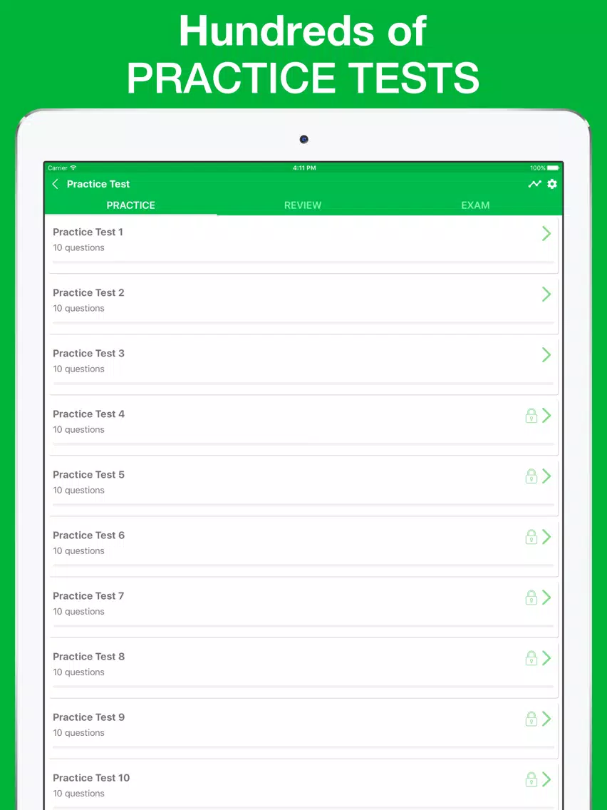 Surgical Technician Exam Questions 2017 iPad Screenshots