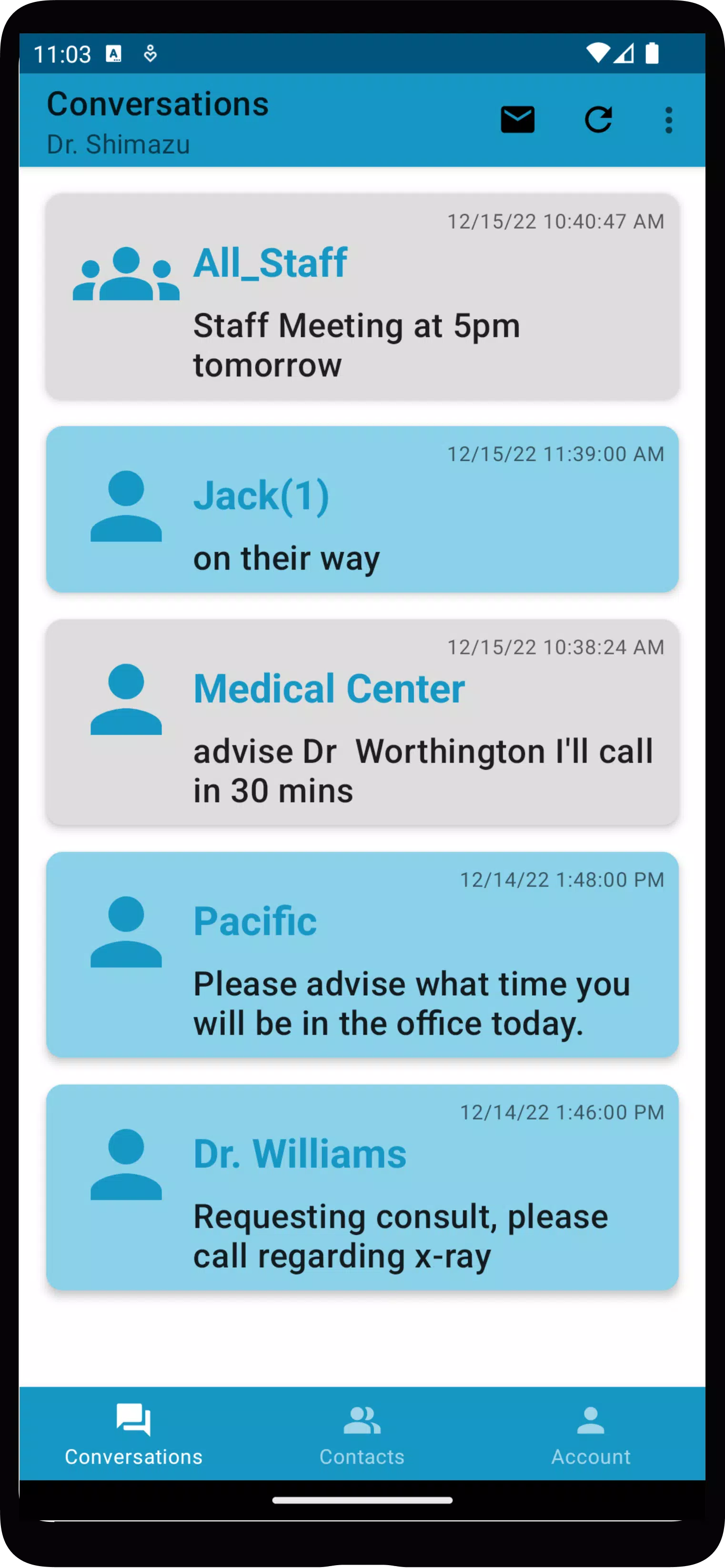 Startel Secure Messaging Plus Screenshots