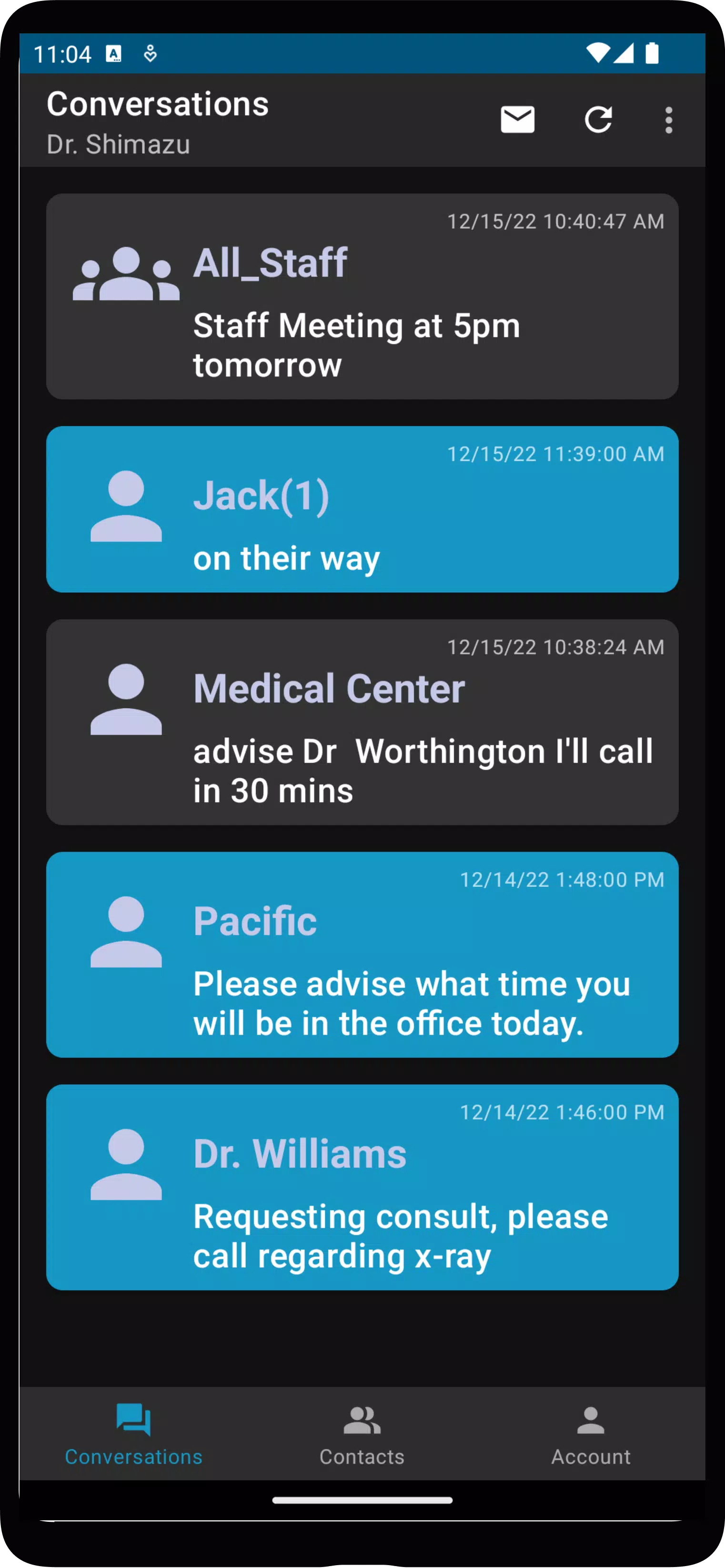 Startel Secure Messaging Plus Screenshots
