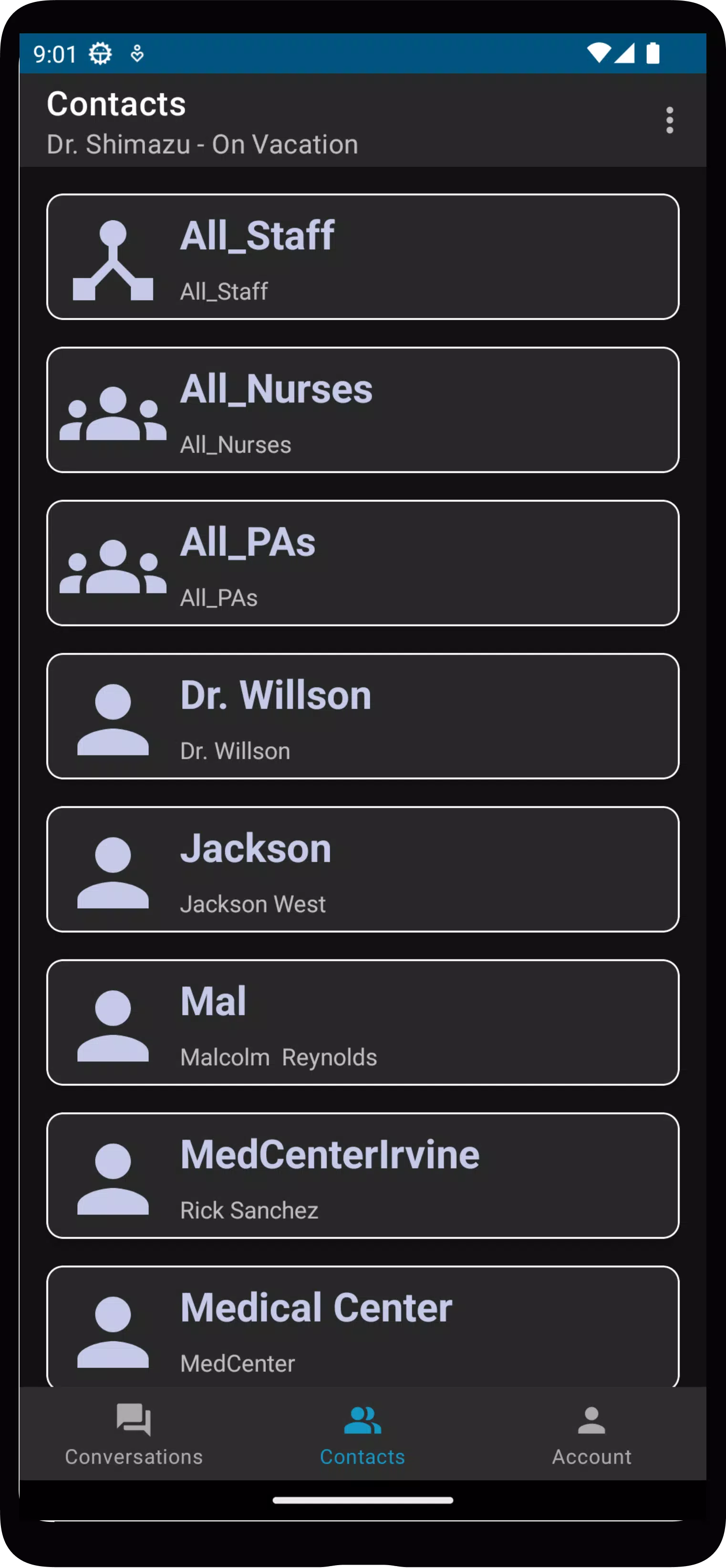 Startel Secure Messaging Plus Screenshots