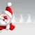 Santa Christmas Snowing