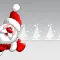 Santa Christmas Snowing