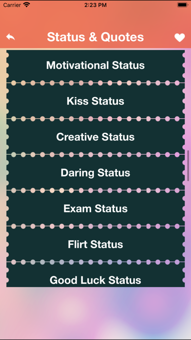 Screenshot di Best Status & Cool Quotes fact