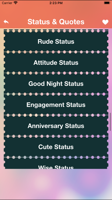Screenshot di Best Status & Cool Quotes fact