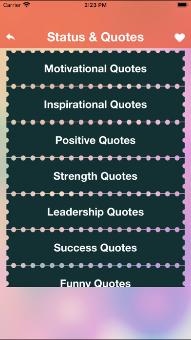 Screenshot di Best Status & Cool Quotes fact