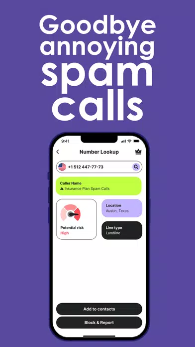 Spam Call Blocker & Lookup Screenshots