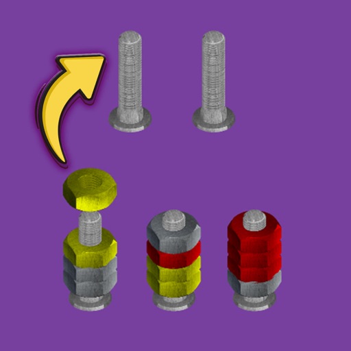 Steel Nuts & Bolts Sort Puzzle Steel Nuts & Bolts Sort Puzzle
