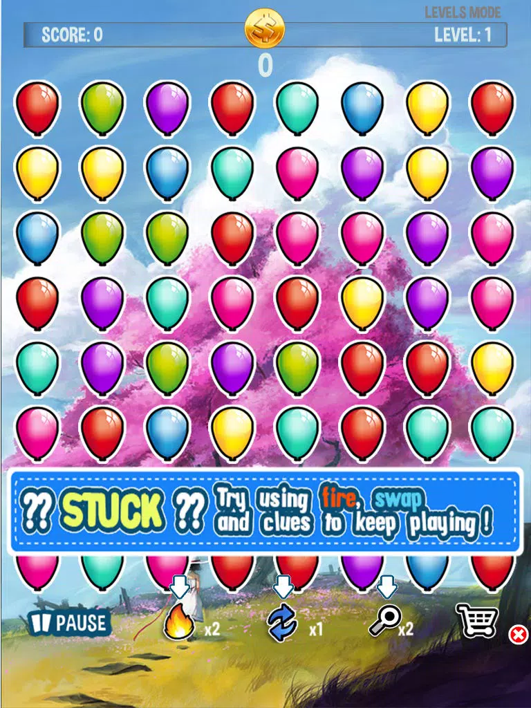 Magic Balloon Match & Boom- Free Kids Birthday Game iPad Screenshots