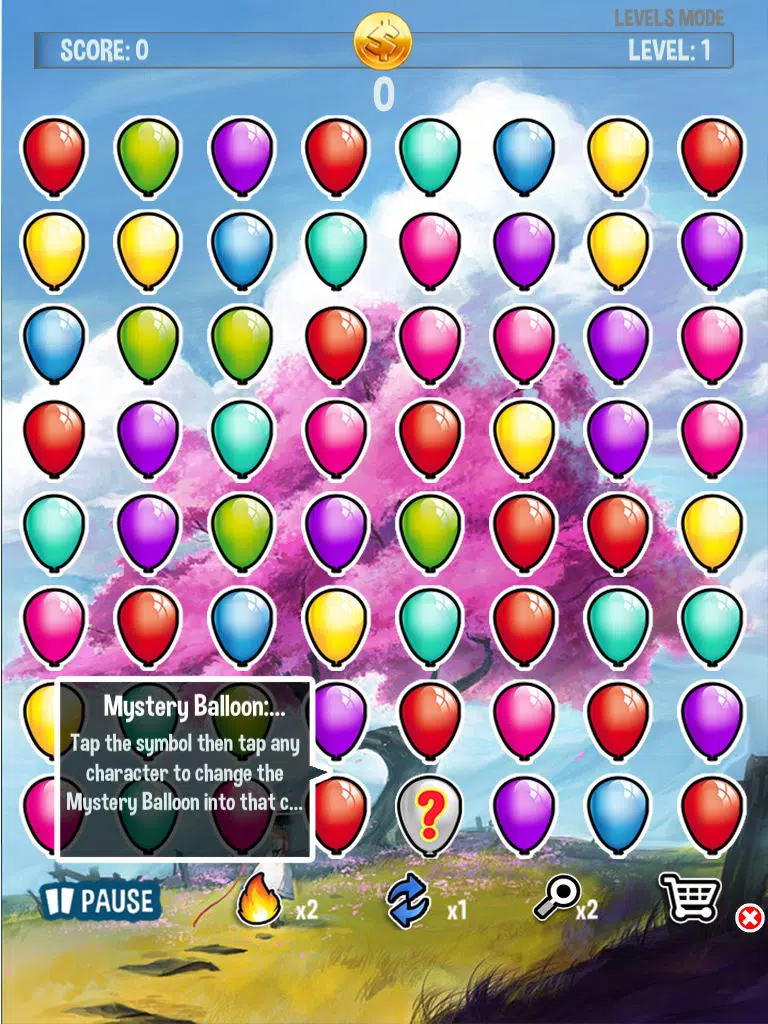 Magic Balloon Match & Boom- Free Kids Birthday Game iPad Screenshots