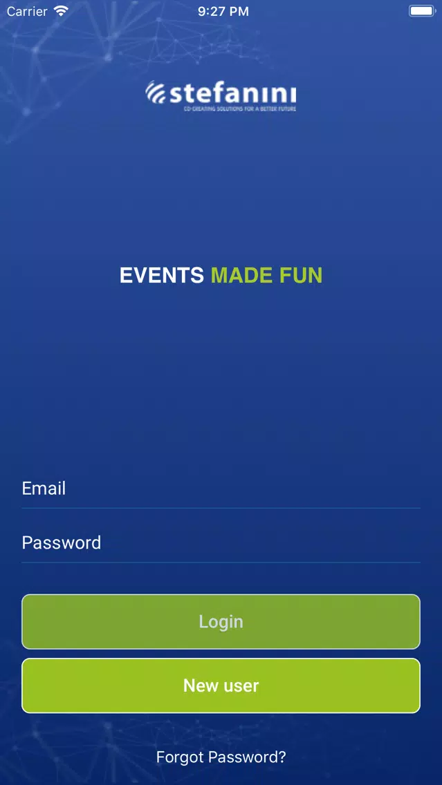 Stefanini - EventApp Screenshots