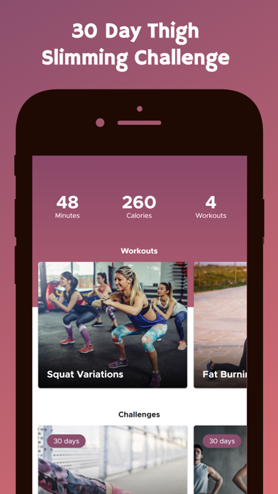 Thigh Slimming Challenge Screenshots