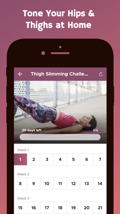 Thigh Slimming Challenge Screenshots