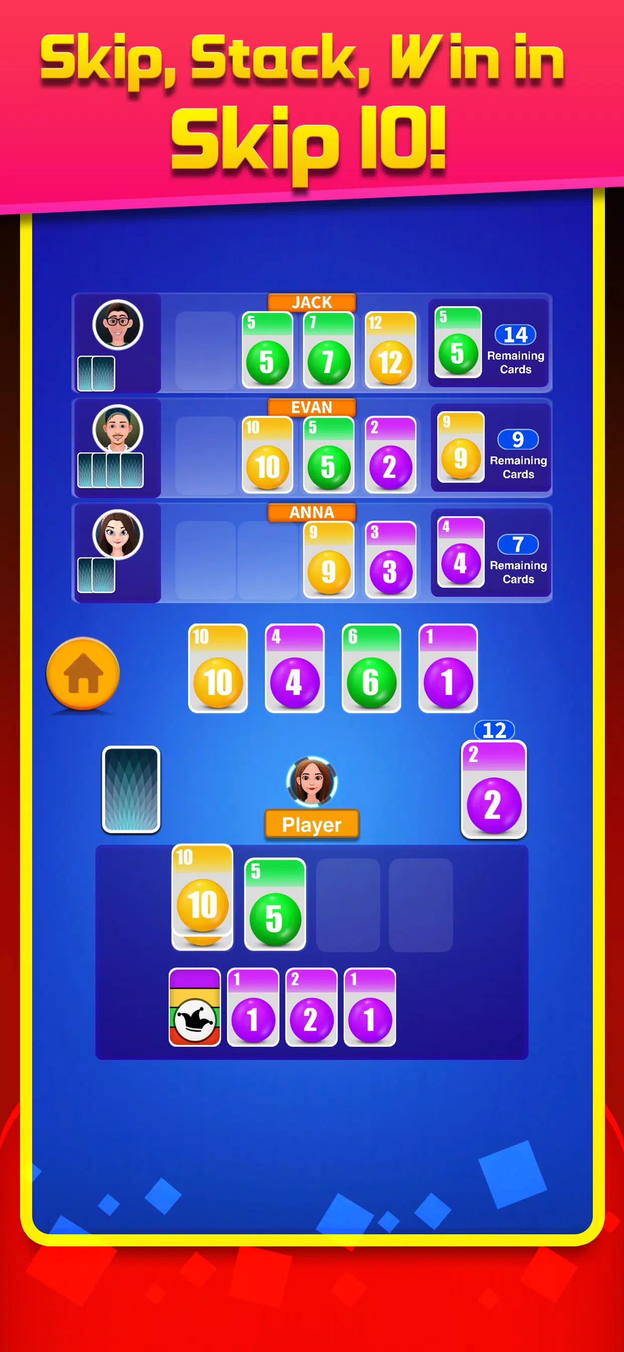 Skip 10 solitaire classic game Screenshots