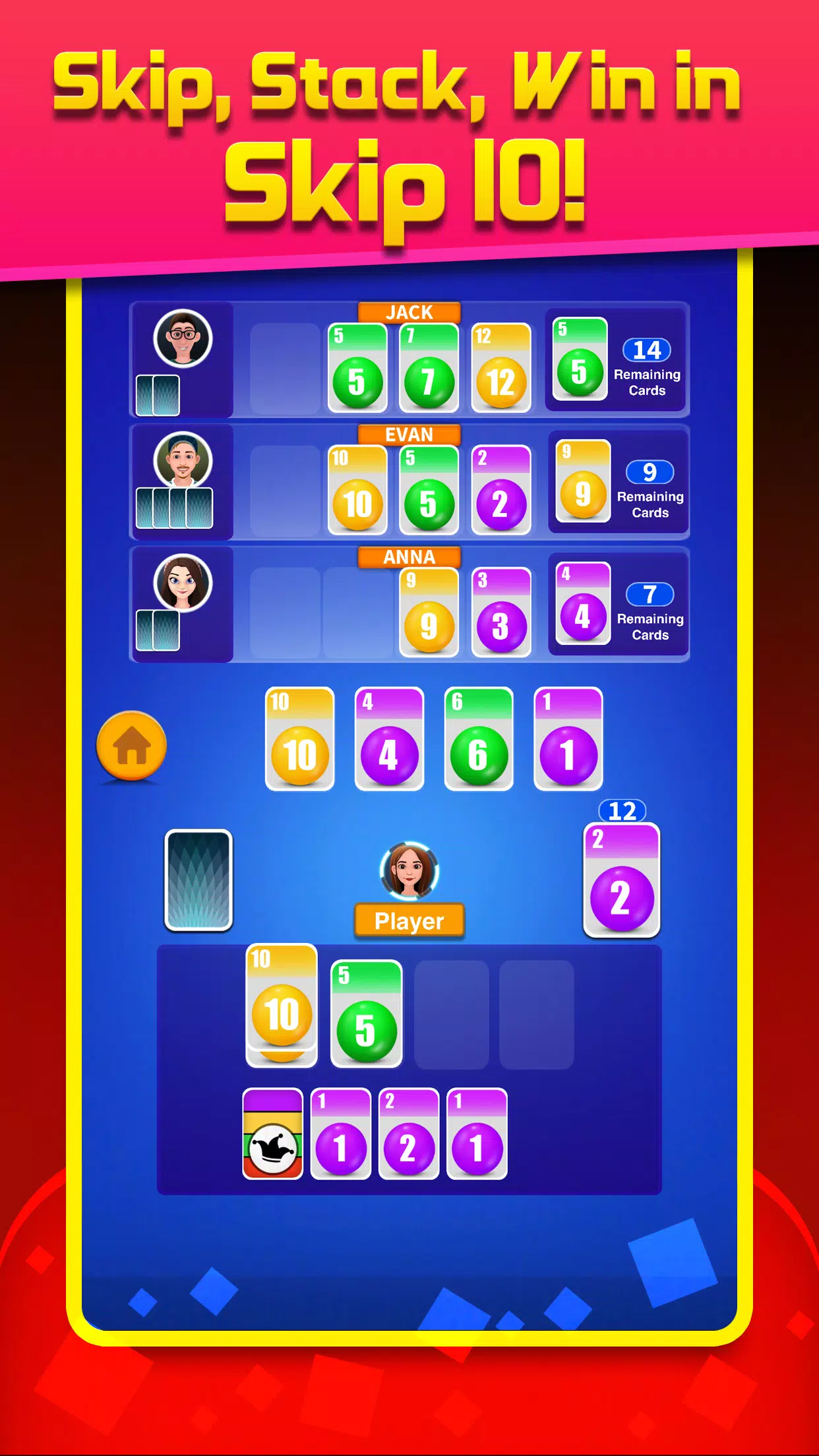 Skip 10 solitaire classic game Screenshots