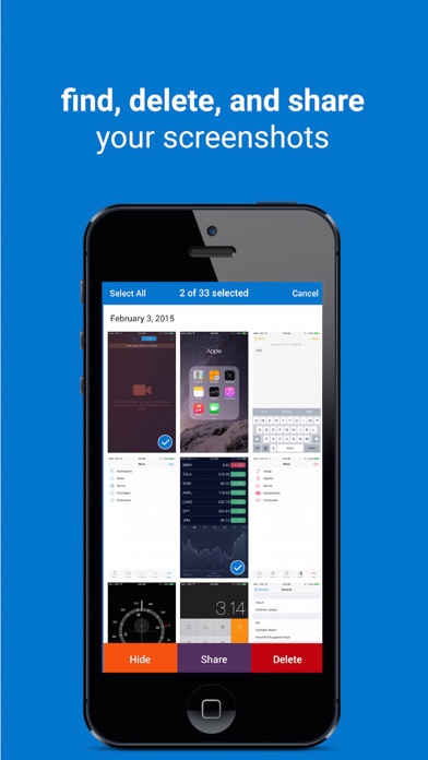 تصاویر Screenshots - Find, Share, and Delete Screenshots