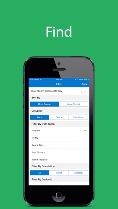 تصاویر Screenshots - Find, Share, and Delete Screenshots