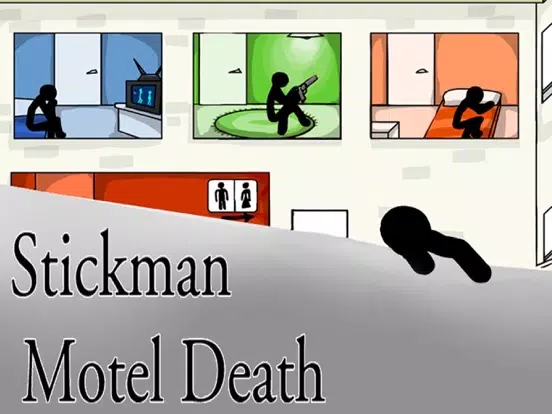 ภาพหน้าจอของ Stickman Crime:Deadly Motel iPad 