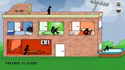 ภาพหน้าจอของ Stickman Crime:Deadly Motel