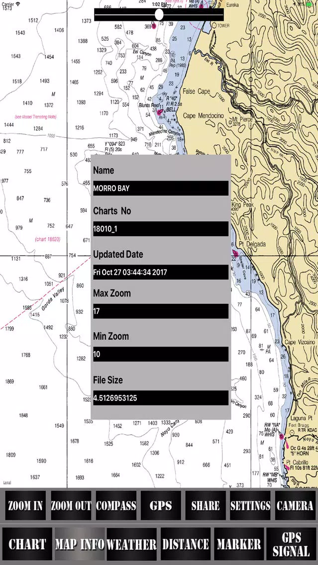 California USA Nautical Charts Screenshots