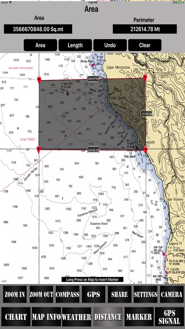 California USA Nautical Charts Screenshots