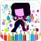 Steven Cartoon Coloring Version