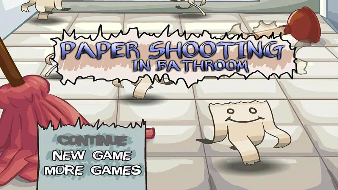 Paper Shooting in Bathroom Screenshots