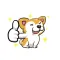 Camcam husky Sticker