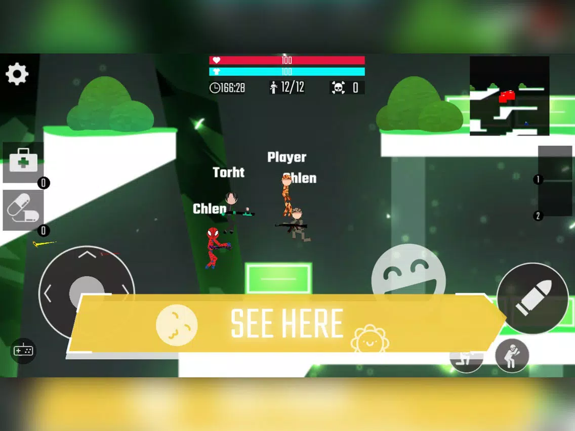 Stick fight counter iPad  스크린샷