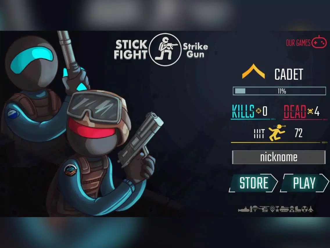 Stick fight counter iPad  스크린샷