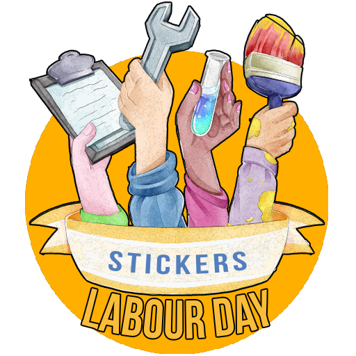 labour day sticker for WAStick