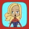 Super Woman Hero Cute Stickers
